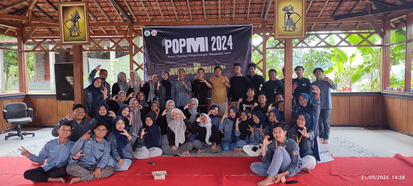 Prodi Pengembangan Masyarakat Islam FDK UIN Walisongo adakan POPMI (Pekan Orientasi Pengembangan Masyarakat Islam) Tahun 2024