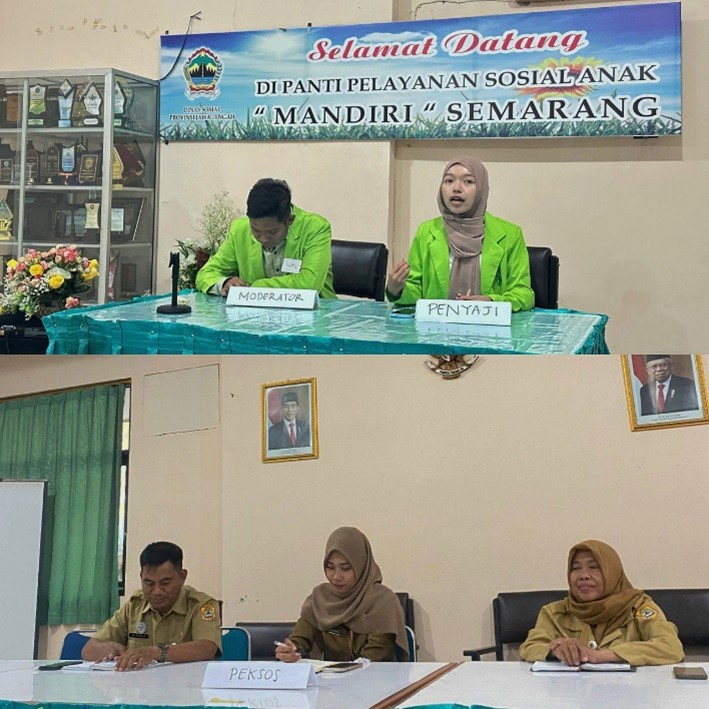 Konferensi Kasus (Case Conference) Asesmen Penerima Manfaat oleh Mahasiswa PPP UIN Walisongo Bersama Pekerja Sosial di Panti Anak Mandiri Semarang