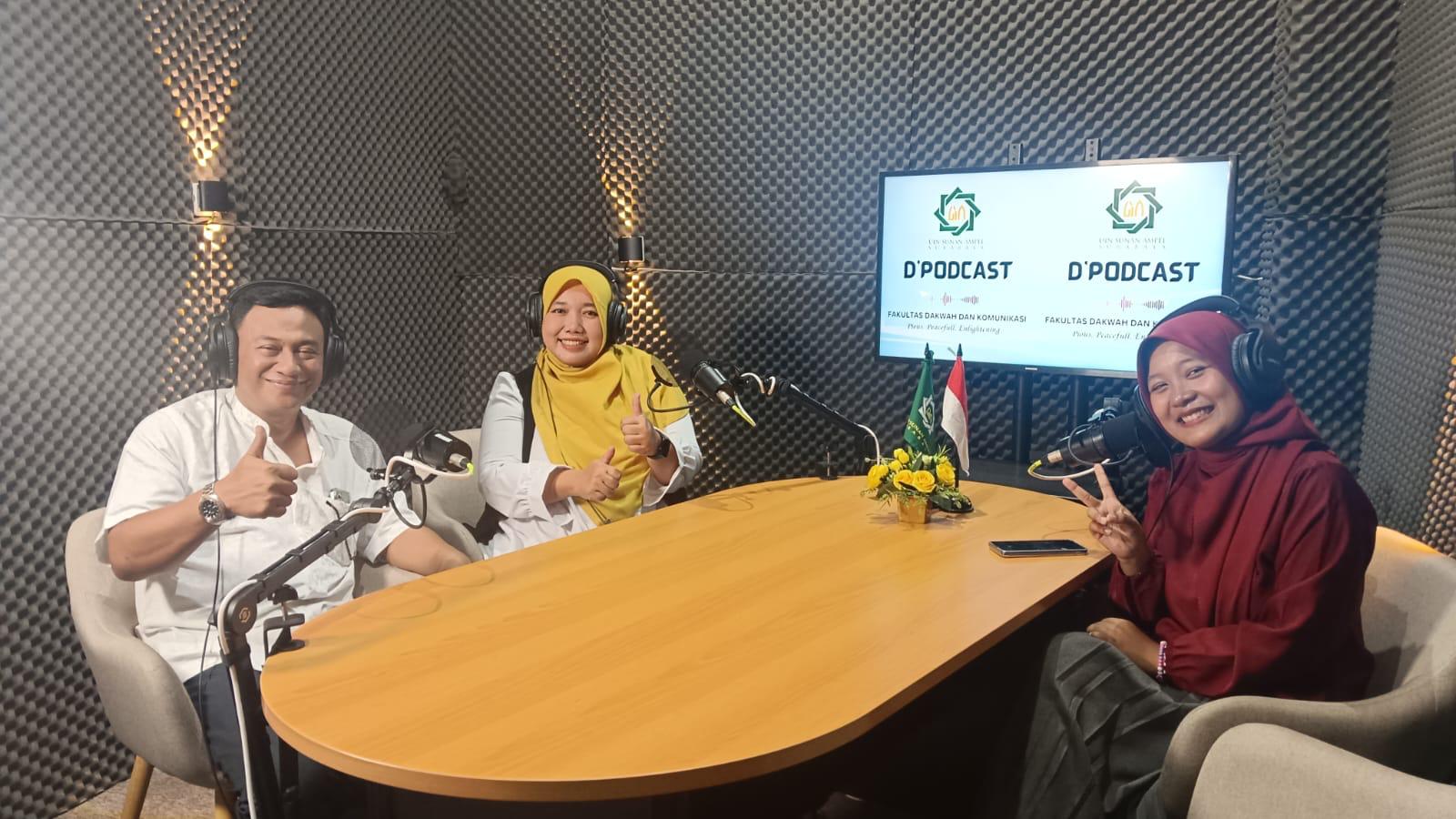 Perkuat Kolaborasi Akademik, Dosen UIN Walisongo Jadi Narasumber D’Podcast FDK UINSA